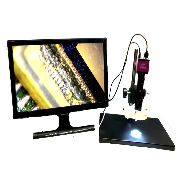 16MP 1080P HDMI USB Digital Industry Magnification Zoom Microscope Camera 3D Adjustable 180X C-mount Lens 4.5X Adapter | Инструменты