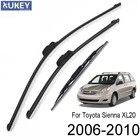 Набор щёток стеклоочистителя Xukey для Toyota Sienna XL20 2010 2009 2008 2007 2006, 3 шт.