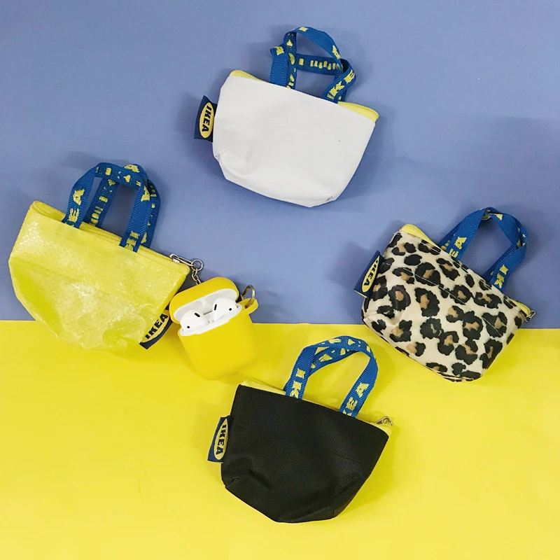 Роскошная Мода INS портмоне Storag Leopard ewallet наушники чехол для Airpods 1 2 аксессуары милый силиконовый чехол сумка