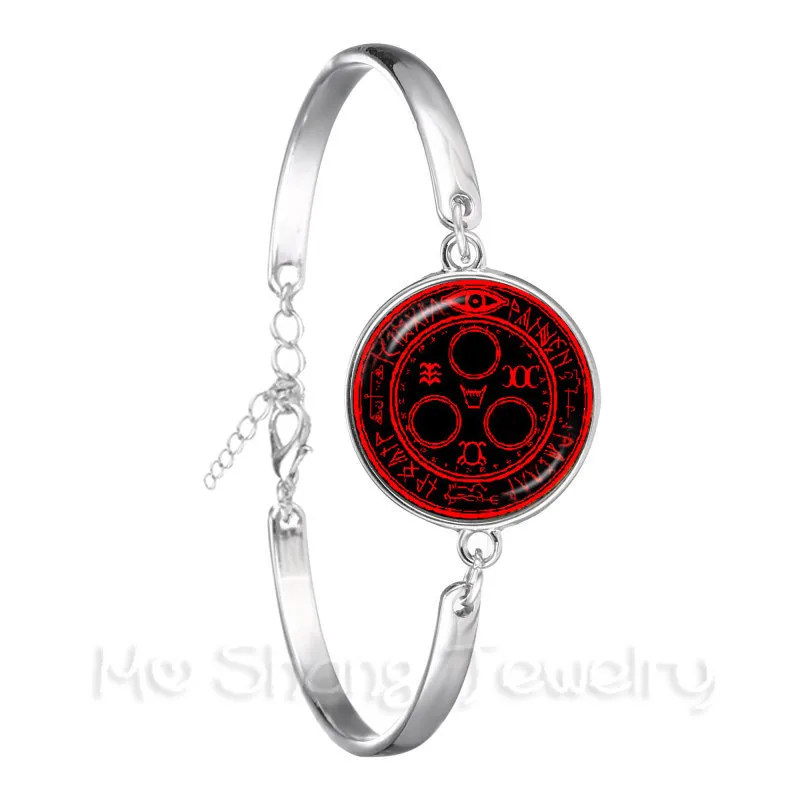 Волшебный браслет-цепочка с логотипом Wiccan Pentacle для женщин и девочек 18 мм