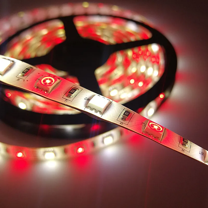 СВЕТОДИОДНАЯ лента SMD 5050 RGB водонепроницаемая светодиодная 5 м светодиодов 12 В