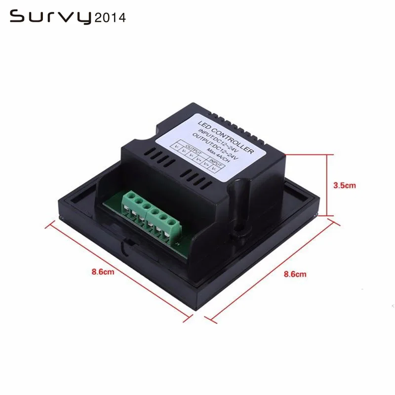 Светодиодный контроллер Pannel Smart Switch светодиодный сенсорный диммер. 12 V 24 Один Цвет