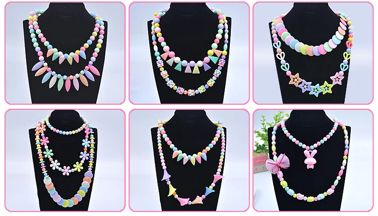 100 г/компл.(300-400beads) поезд упражнения для глаз Пластик набор аксессуаров DIY игрушки кольца ювелирные изделия ручной работы для детей раннего Educatinon подарки для девочек