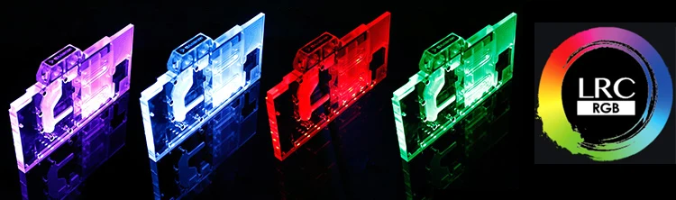 Блок видеокарты BARROW с полным покрытием для PowerColor Radeon RX 580 Red Devil 8GB GPU медный радиаторный блок с RGB для AURA