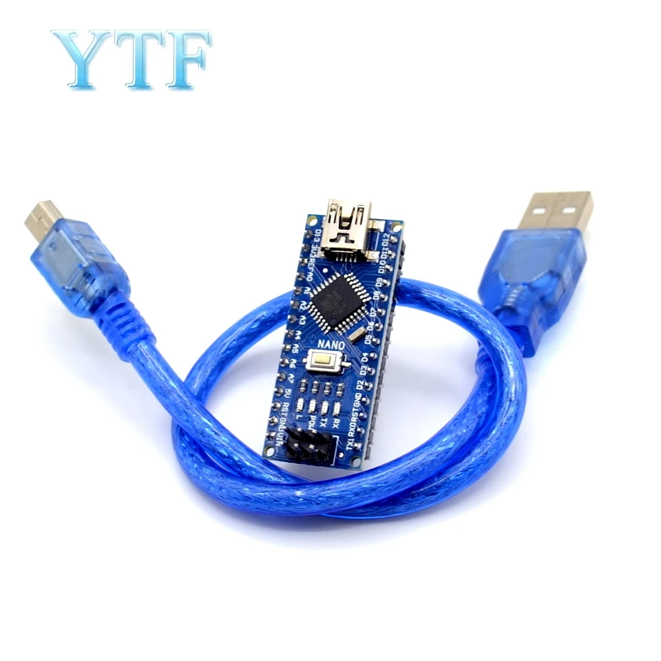 Миниатюрный USB драйвер ATmega328 Nano 3 0 5 В 16 м плата микроконтроллера CH340 V3.0 для с Usb