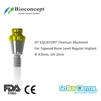 ot equator titanium abutment for osstem tsiii hiossen etiii regular implant d4 0mm gh 2mm