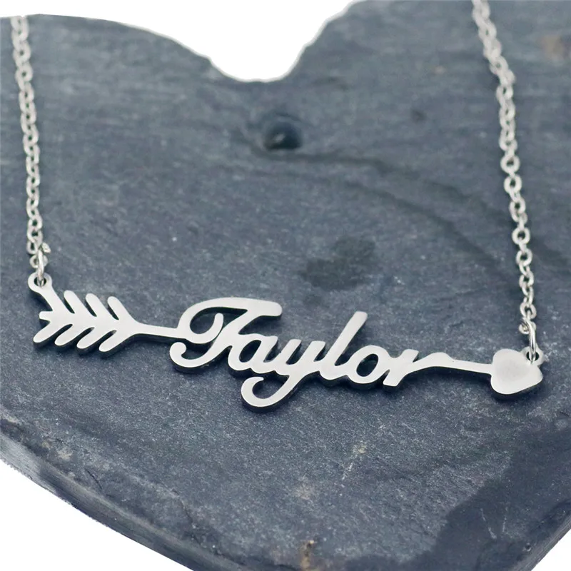 Персонализированные Корона имя Цепочки и ожерелья лакомство табличка Пара колье