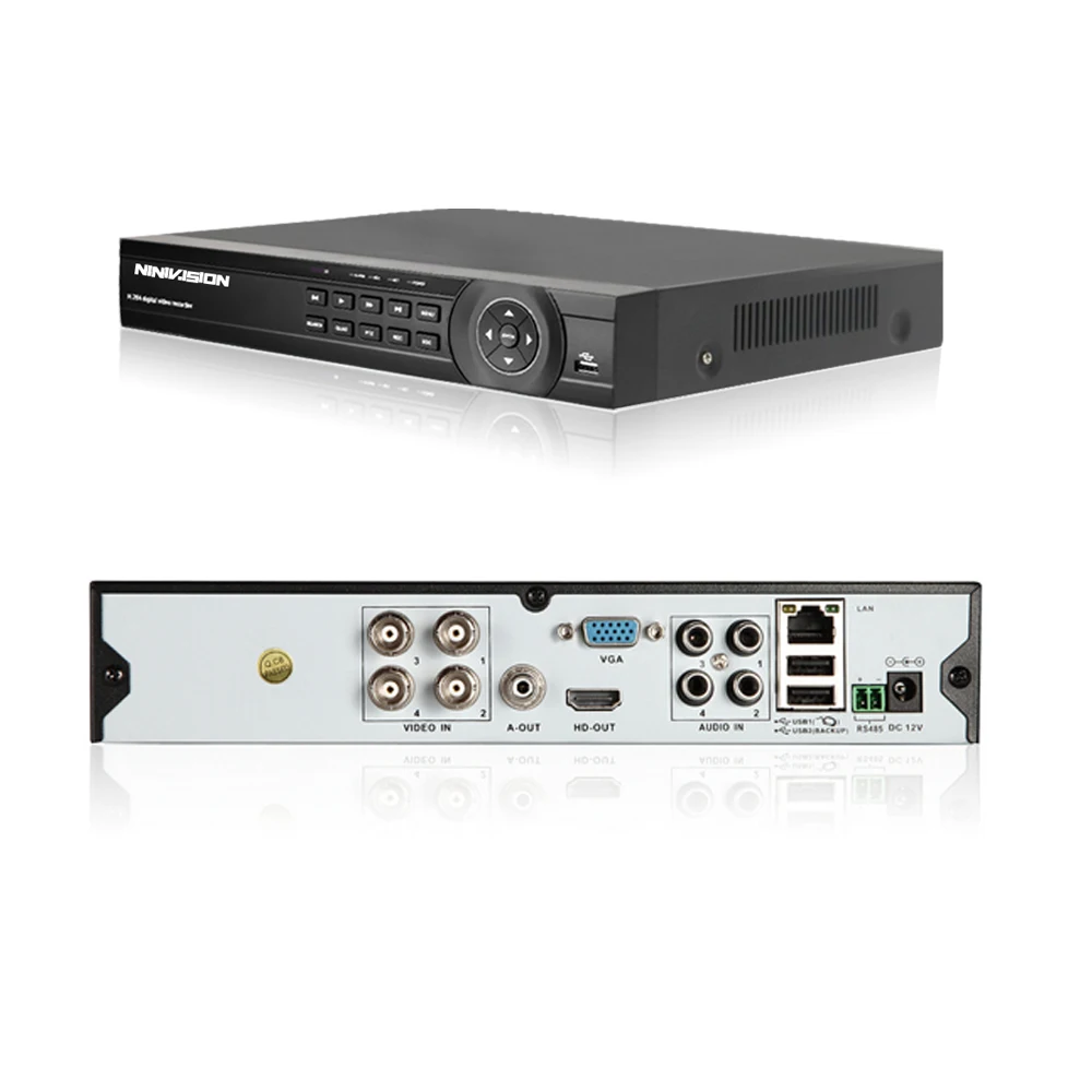 Система видеонаблюдения NINIVISION 4 канала 1080P HDMI AHD DVR камеры 2 0 МП | Безопасность и