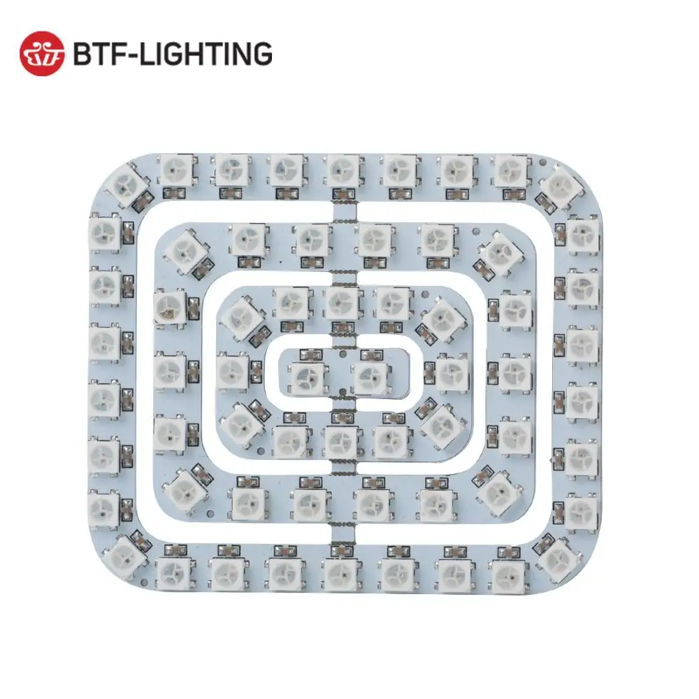 WS2812B SMD5050 красный зелёный синий светодиодный прямоугольный Пиксельная панель