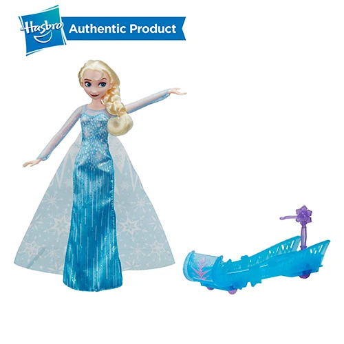 E0086-ELSA Hasbro Дисней замороженная Классическая мода Эльза подарок на день рождения девочка ребенок игрушка кукла Коллекция Модель Ccostumes Санки Приключения - Цвет: E0086-ELSA