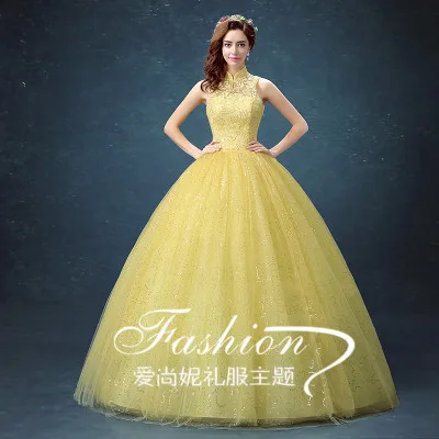 Желтое/розовое/Красное длинное платье с блестками средневековое женское