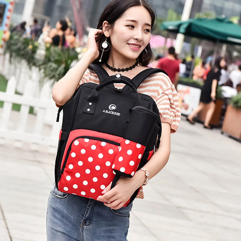 Baby Diaper Bag Mummy Maternity Nappy Bags Large Capacity Waterproof Travel Backpack Nursing Changing for Care | Мать и ребенок
