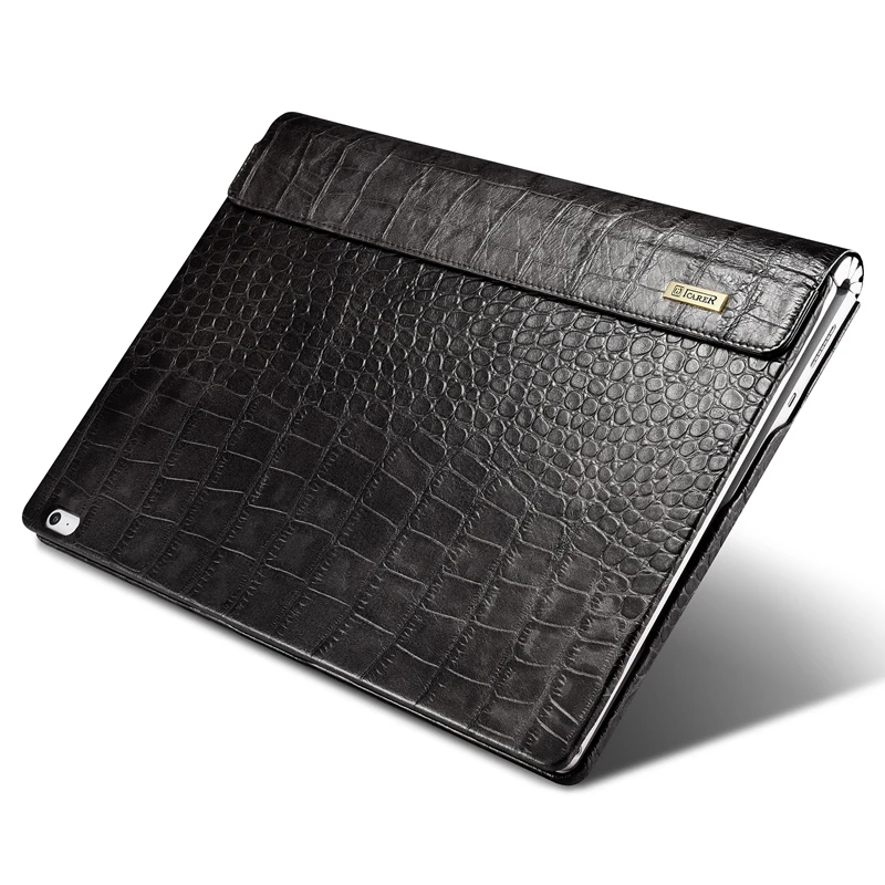 Чехол из натуральной кожи крокодиловой коровьей для Microsoft Surface Book2 Business умный