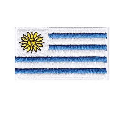 Uruguay South American flag embroidery iron on patches for clothing - Цвет: Uruguay