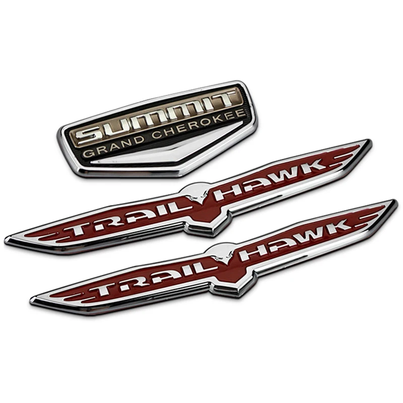 SUMMIT Grand Cherokee Shield Trail Hawk хромированный пластиковый автомобильный Стайлинг эмблема значок 3D наклейка авто внешний декор наклейка для JEEP