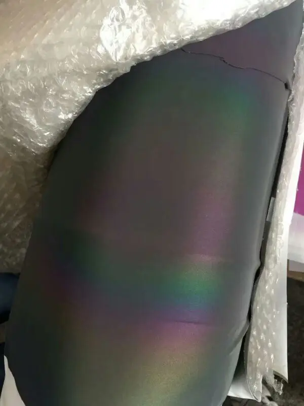 Светоотражающая цветная ткань из 100% полиэстера (R> 80 cd/lx. m2) светоотражающая для