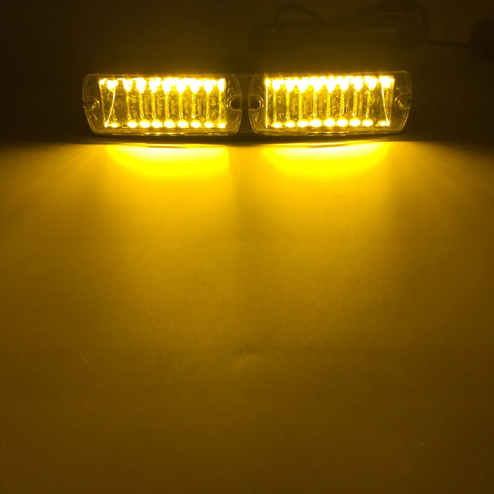 Супер яркий 16 led DC12V Viper S2 сигнальный мигающий светодиодный предупреждающий свет