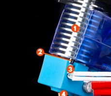 Dforce синяя PTFE трубка тефлонто tl-фидер hotend RepRap росток Боуден экструдер 1,75 мм нити ID1.9mmOD4mm Capricornus