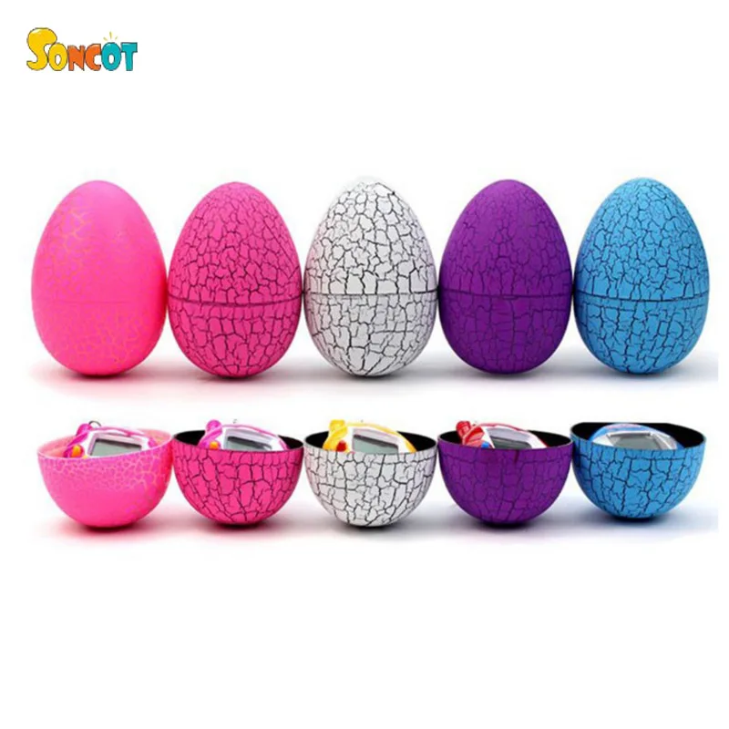 SONSOT 90mm Children's Toys Electronic Virtual Pet Dinosaur Eggs Global Hot Boys and Girls Game Machines |