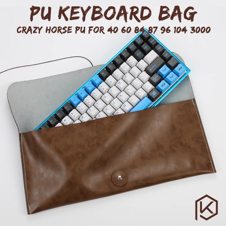 Мягкая пу крышка клавиатуры для переноски Чехол Сумка для планка preonic gh60 xd64 tada68 87 104 va68 k65 k70 k95 3000 3494