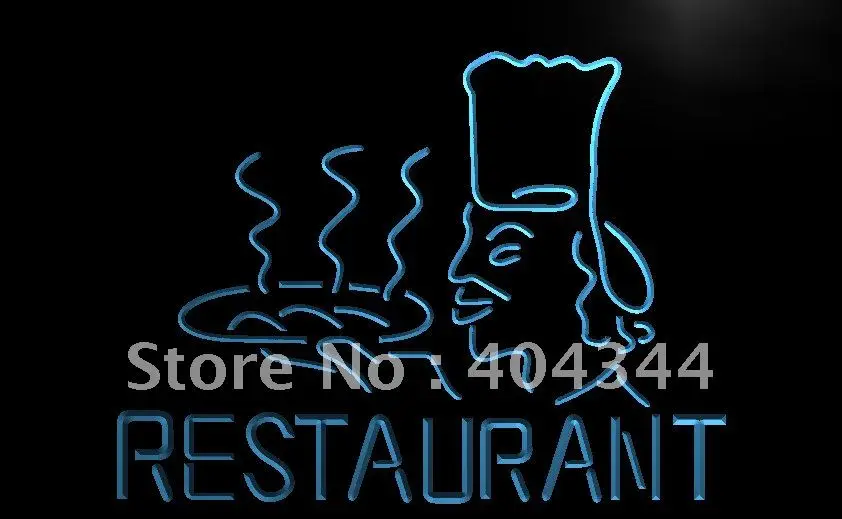 

LB485- Restaurant Chief Display Food NEW Bar Light Sign