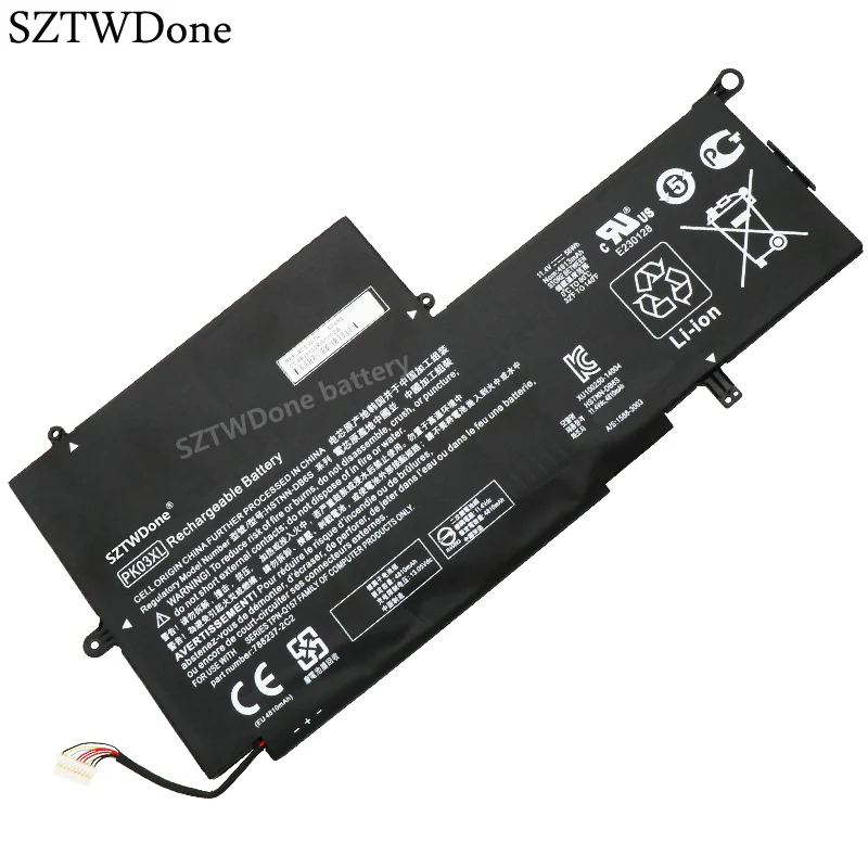 SZTWDone PK03XL аккумуляторная батареядля ноутбука HP призрак Pro X360 G1 G2 13 TPN Q157 HSTNN DB6S 788237 2C1