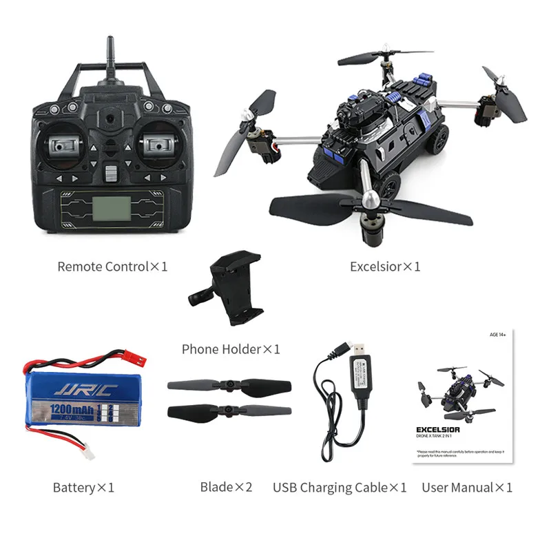 JJR/C JJRC H40WH Wi Fi FPV Дрон с 720P камерой высота воздуха наземный режим RC Квадрокоптер