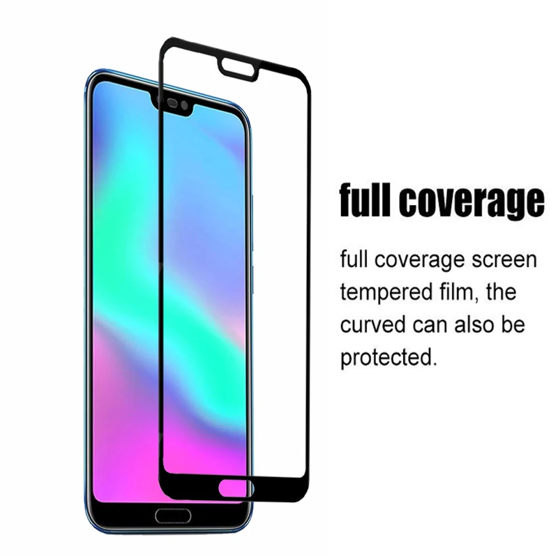 3D стекло для Huawei Honor 10 Lite HD прозрачное защитное закаленное на honer 8 9 8X 8C X C lite
