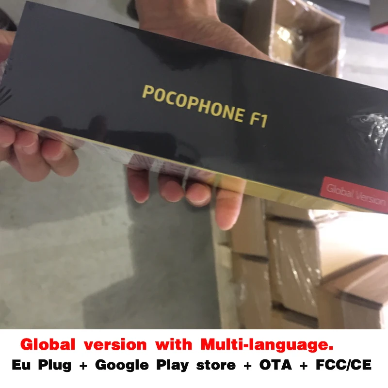 В наличии глобальная версия Xiaomi PocoPhone F1 6 GB 64 Snapdragon 845 18 '
