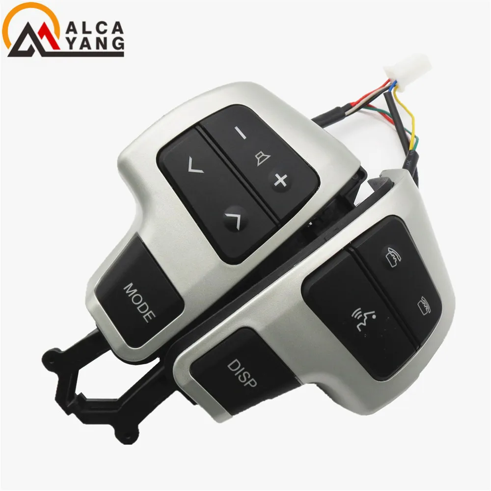 Malcayang Высокое качество для Toyota LAND CRUISER 200 2008-2011 OE 84250-60090 рулевое колесо аудио переключатель управления/кнопка - Цвет: silver