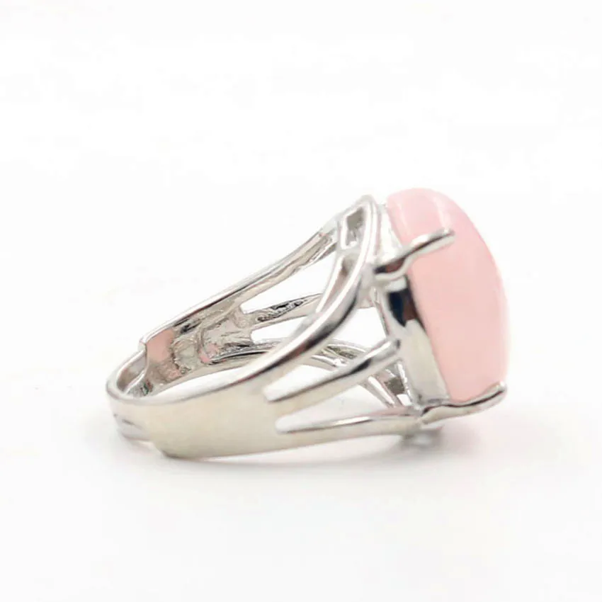 Уникальное посеребренное кольцо FYJS круглой формы натуральное женское с