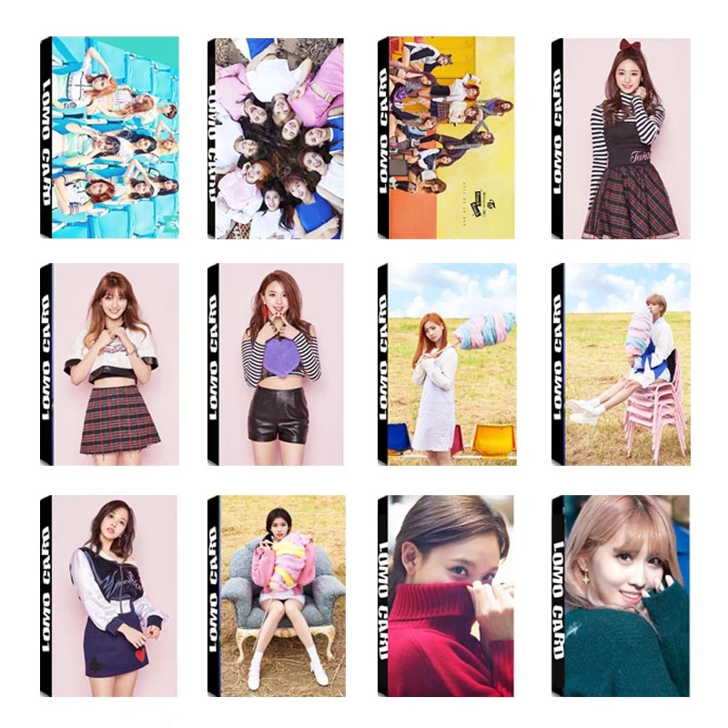 KPOP TWICE CHEER UP TT KNOCK альбом LOMO карты K POP Новая мода самостоятельно сделанная бумага