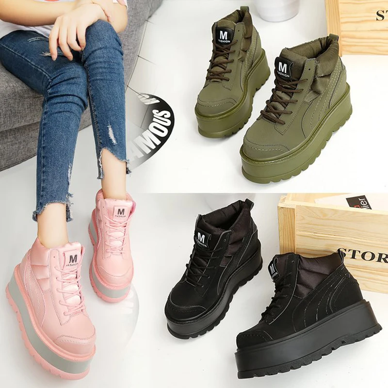 Zapatos de mujer; Повседневная обувь; женские модные фирменные кроссовки на платформе; chaussure; коллекция года; сезон осень; женская обувь; универсальная обувь