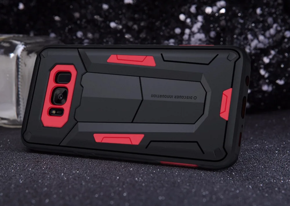 Чехол для samsung Galaxy S8/S8 plus Nillkin Defender, Жесткий Чехол на заднюю панель, крепкий противоударный+ комбинированный ТПУ