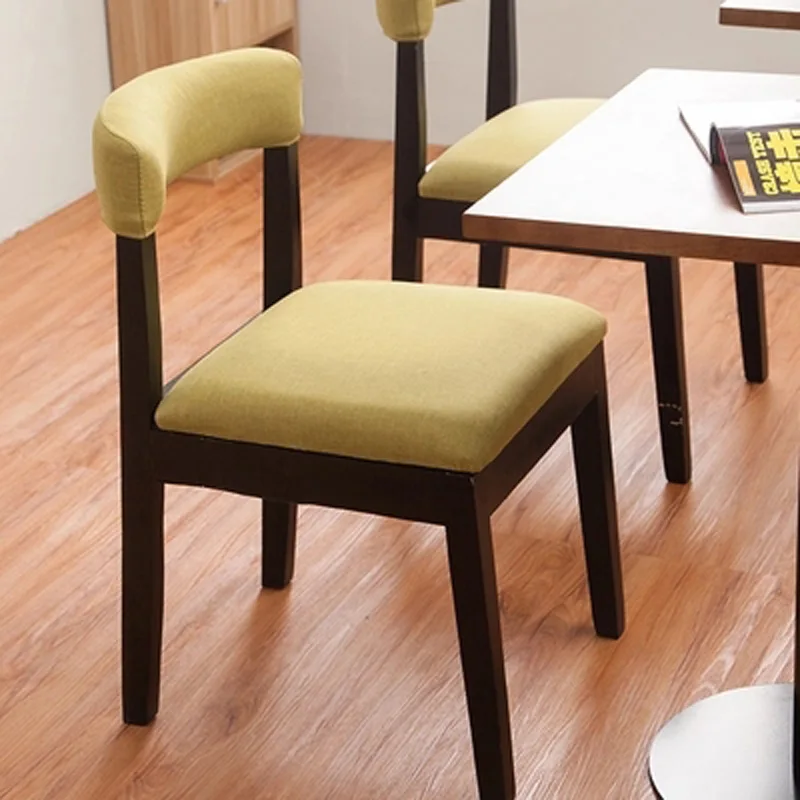 Новый 100% обеденный стул из дерева одежда натурального хлопка идиллической
