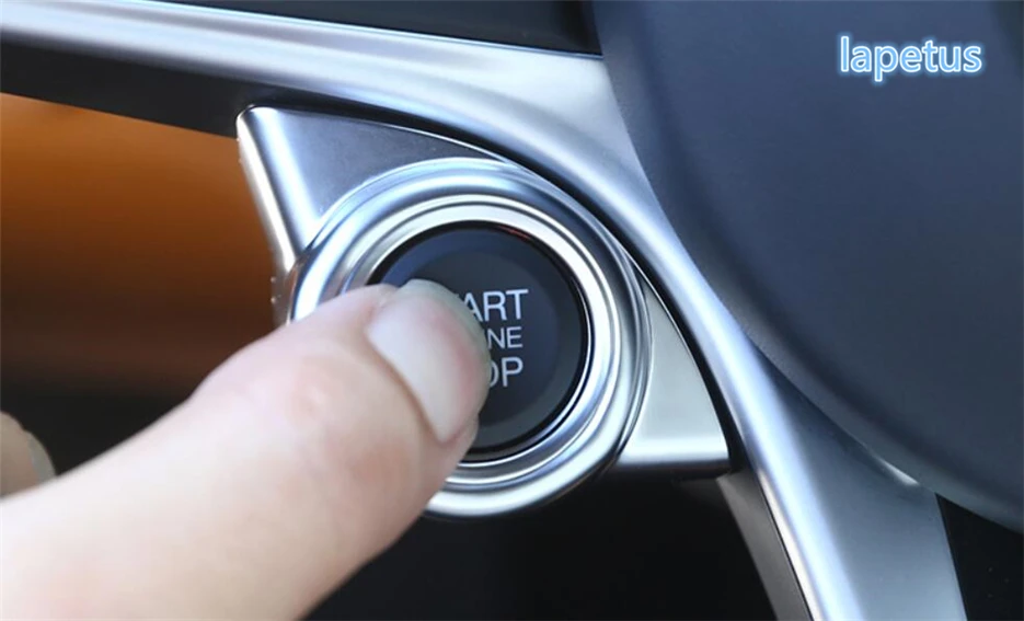 

Lapetus Engine Start Stop Push Button Key Hole Switch Ring Decorative Stickers Cover Trim Fit For Alfa Romeo Giulia 2016 - 2020