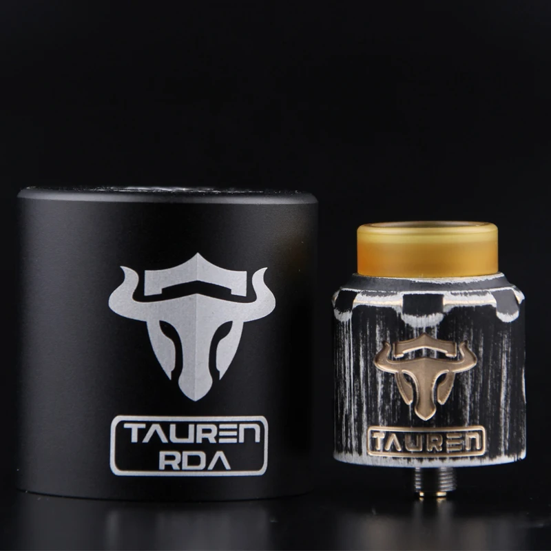 Новинка атомайзер THC Tauren RDA Tank ThunderHead Creation вейп с золотым покрытием 510 и BF pin для