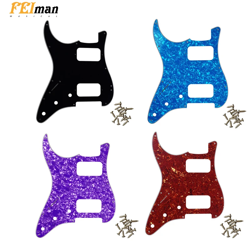Гитарные аксессуары Pleroo для левшей с 11 винтами fender Standard ST HH Stratocaster гитарная