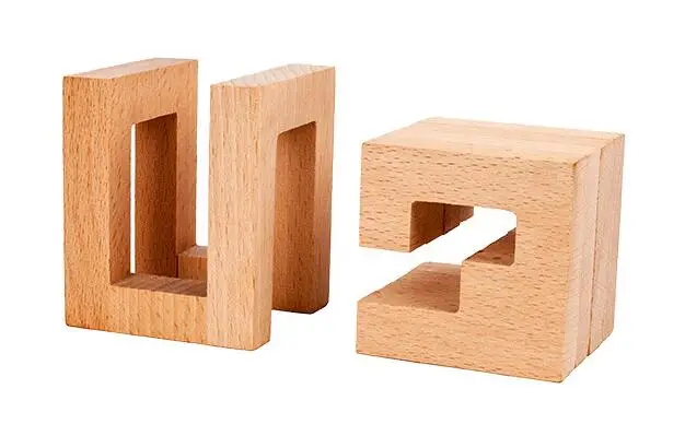 2018 Новый бук дерево IQ 3D деревянные мозговые паззлы игра для взрослых детей|Пазлы|