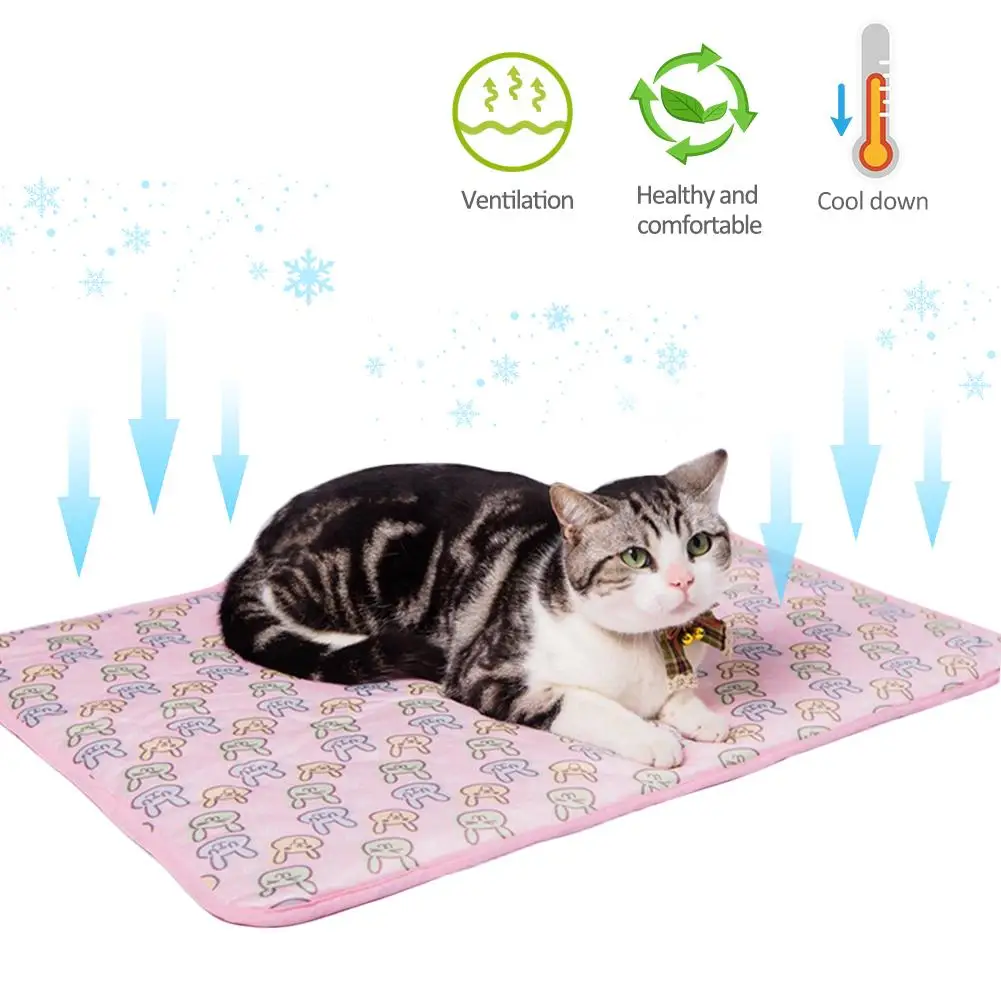 5 видов конструкций охлаждающий коврик для собак и кошек льда питомцев плюшевый