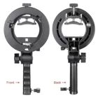 Gosear Портативный s-образный держатель для вспышки стойка с ручкой для цифровой зеркальной камеры Canon Nikon YonNuo Godox софтбокс с креплением Bowens кожух зонтик гаджеты