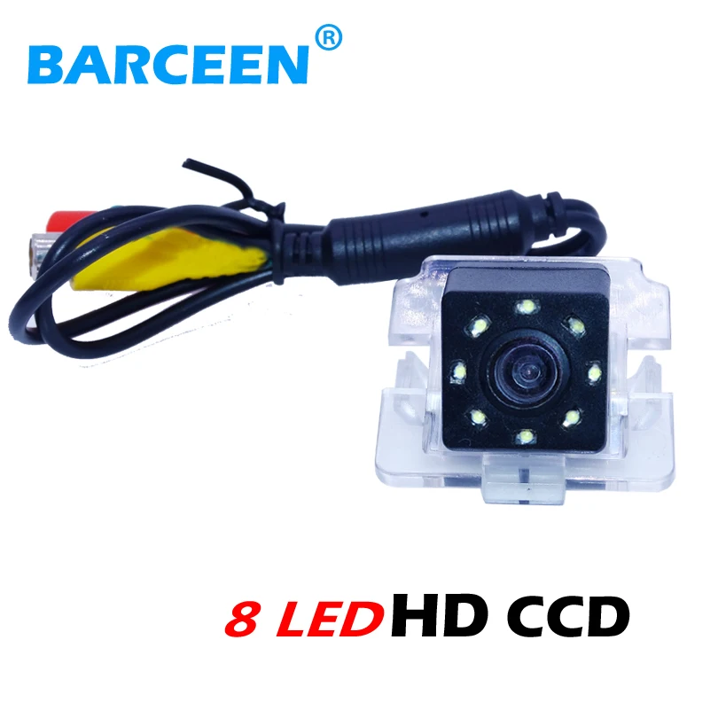 

Available is stock hot sale 170 wide angle car rear camera glass lens material 8 beautiful led lights for Mitsubishi Outlander