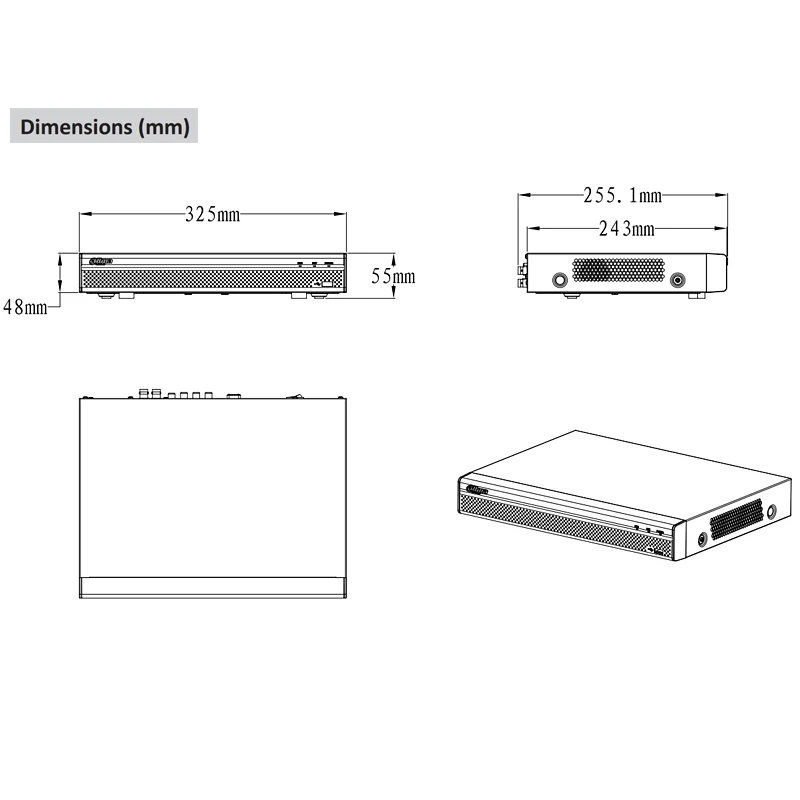 Оригинал Dahua 4CH 8CH 16CH HCVR7104-4M HCVR7108-4M HCVR7116H-4M 4MP цифрового видео Регистраторы с выходом