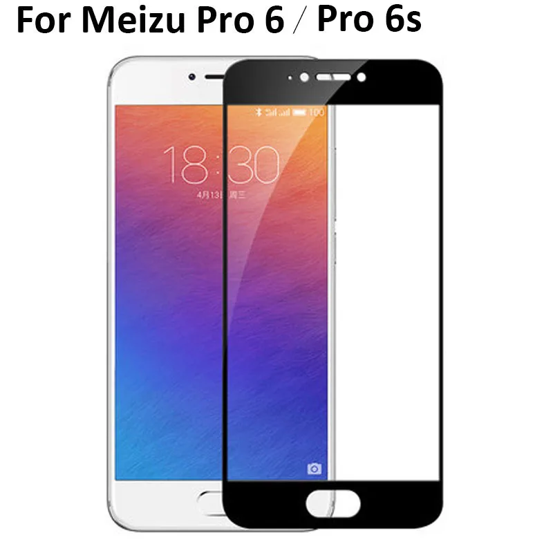 Закаленное стекло с полным покрытием для Meizu Pro 6 S защитная пленка из закаленного