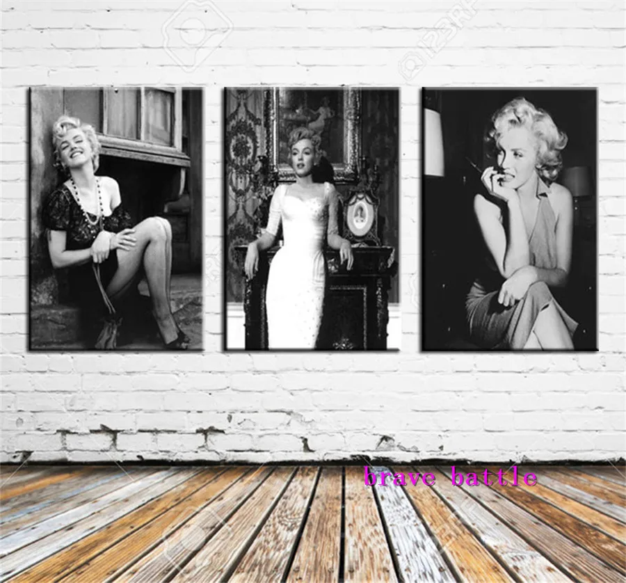 Мэрилин Monroe-2 холст живопись гостиная домашний декор Современная роспись