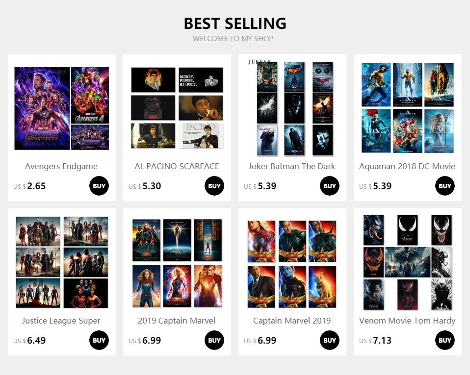 Marvel Moive Мстители Endgame Шелковые Плакаты супергерой персонаж Postre и печать настенные художественные декоративные картины для спальни