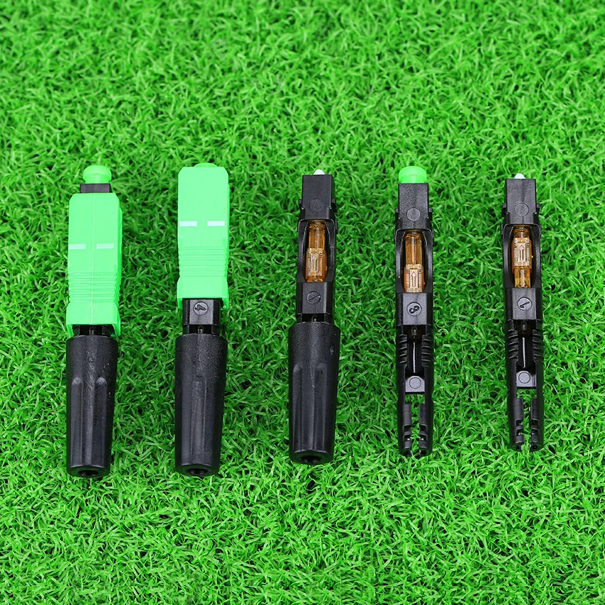 10 шт. SC APC Быстрый Соединитель/волоконно оптический Соединитель/б/у волоконный