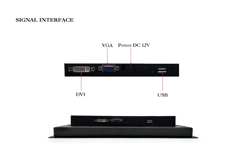 ZQ120TC-DC2/1" дюймов 1024x768 DVI USB VGA встроенный открытая рамка диск 10 пятиточечный емкостный сенсорный экран ЖК-дисплей Экран Дисплей монитор