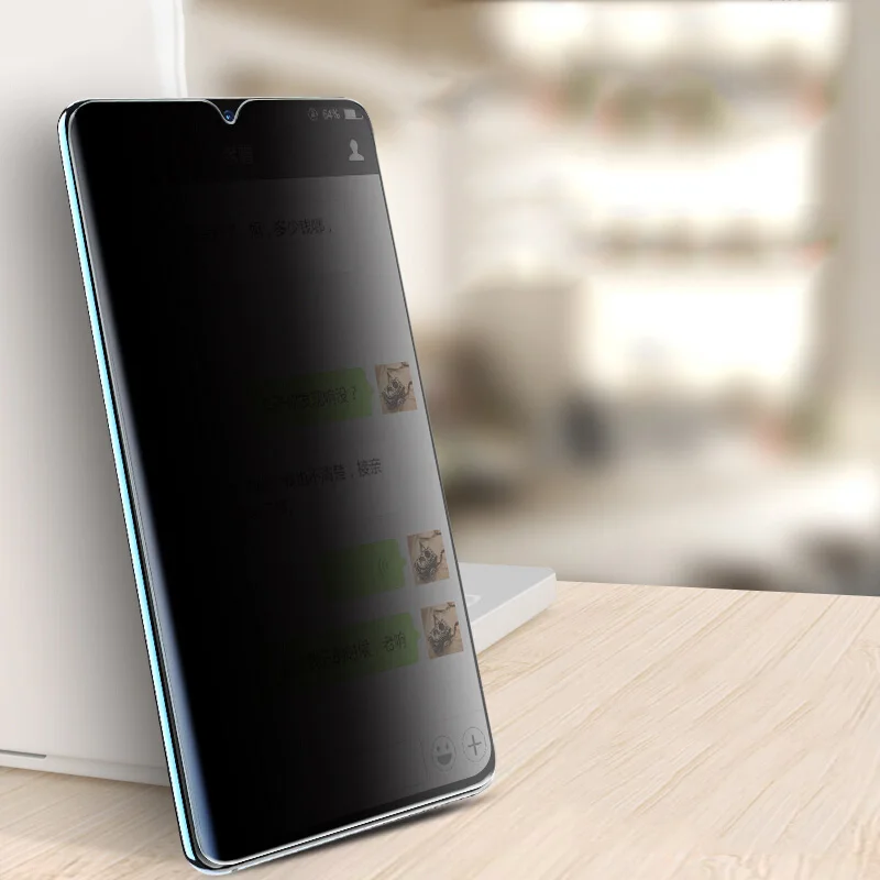 EXUNTON 2.5D антишпионское закаленное стекло для huawei mate 20 X mate 20 mate 20X Lite защита экрана матовая пленка новая модель