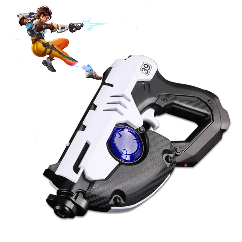 Игры OW Tracer два Пистолеты набор оригинальных Размеры 1:1 двойным пистолетом ABS